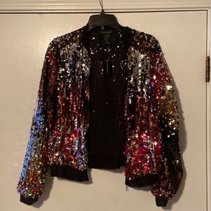 Sz 14/16 Sequin Bomber